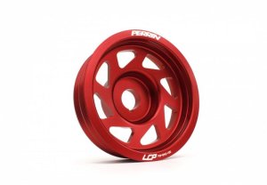 Subaru WRX STI Crank Pulley - Perrin Performance - Lightened - Red - `04-`21 Subaru WRX STI Crank Pulley - Perrin Performance - Lightened - Red - `04-`21